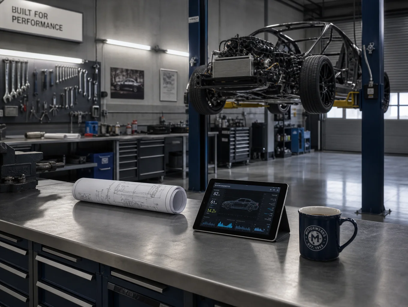 AutoNex engineering team inspecting automotive accessories and electronic components